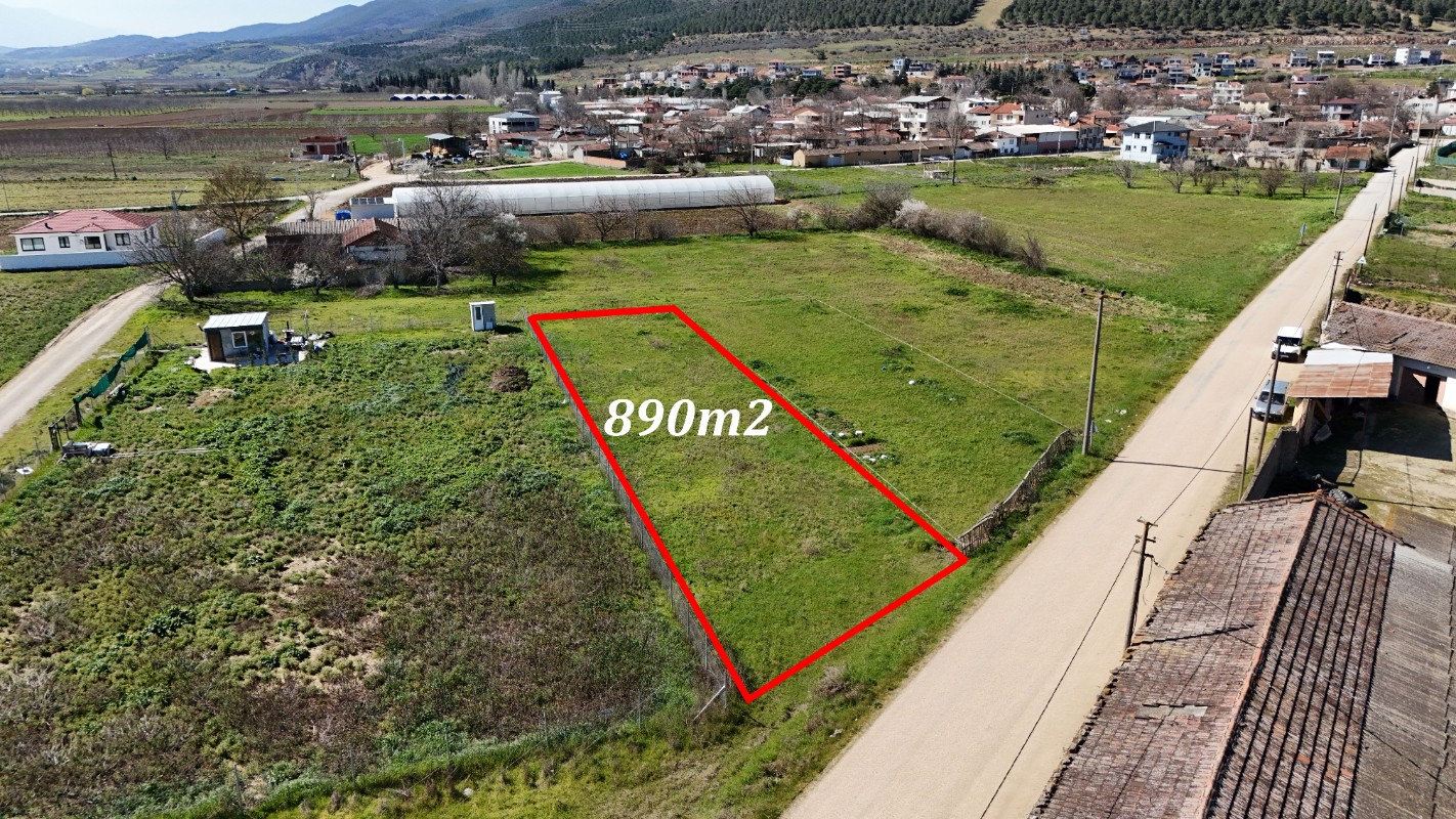 Bursa Yenişehir Koyunhisarda 890 m² Satılık Arsa | Yola Cephe