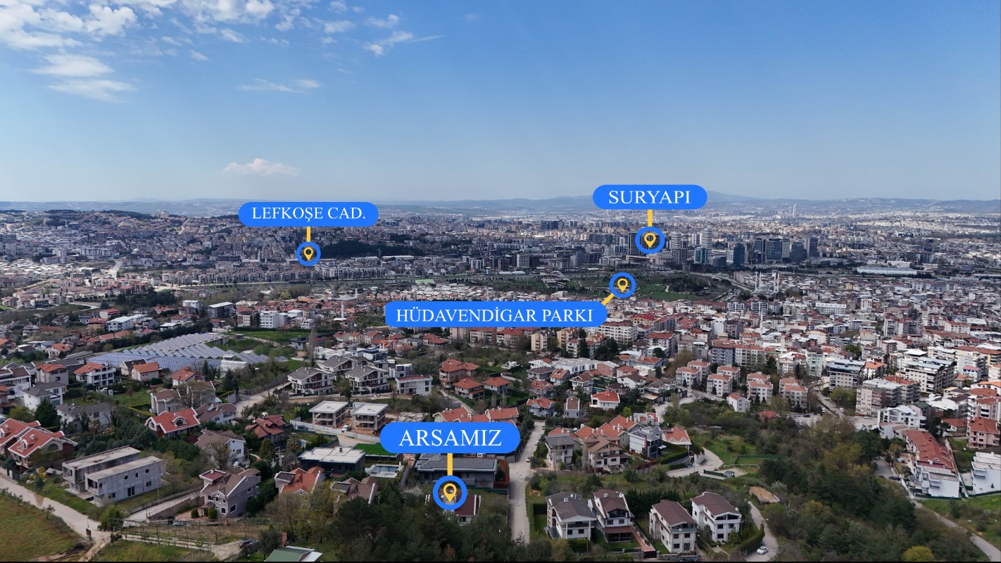 Bursa Doburcada 2 Parsel Üzerinde, 7+1 Villa ve 750 m² Arsa