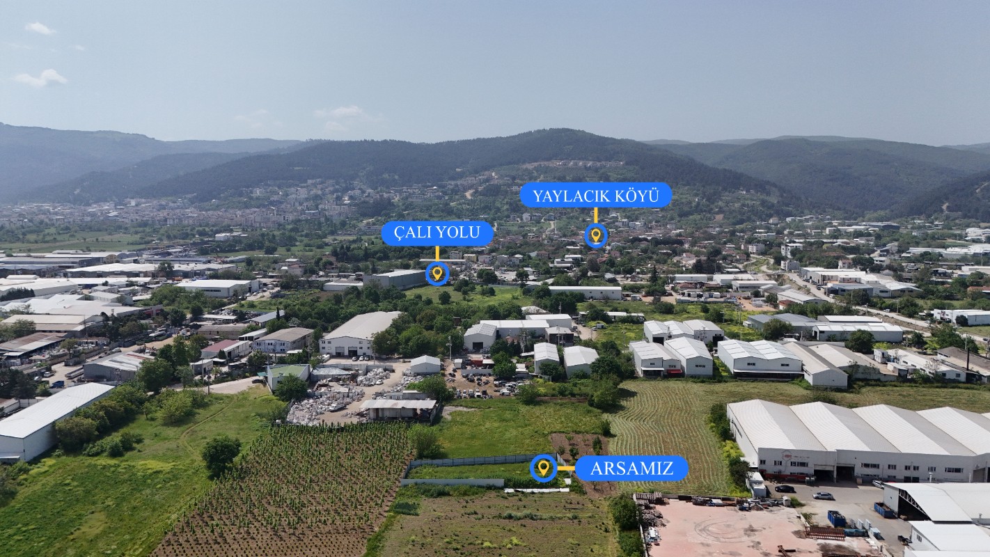 NİLÜFER YAYLACIKTA FABRİKA-DEPO BÖLGESİNDE 719M² TARLA