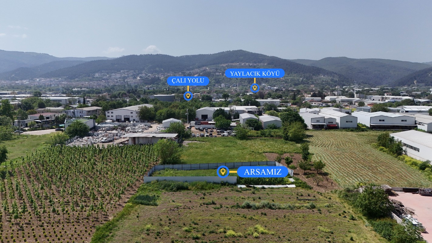 NİLÜFER YAYLACIKTA FABRİKA-DEPO BÖLGESİNDE 719M² TARLA