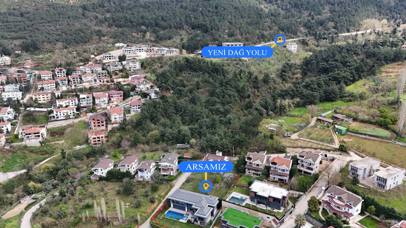 Osmangazi Doburcada Villa Yapımına Uygun 750 m² İmarlı Arsa